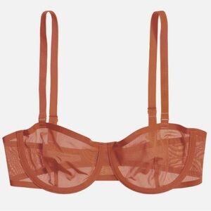 CUUP BALCONETTE MESH BRA 36H CLAY